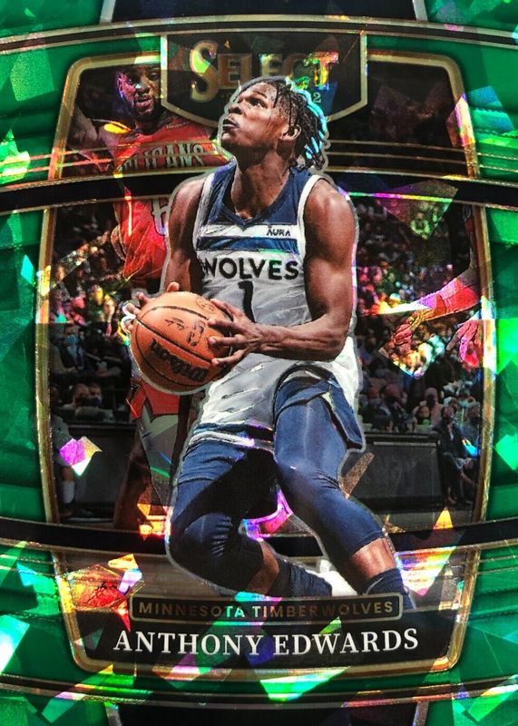 Anthony Edwards 2021 Select #49 Concourse Green Ice SGC 10