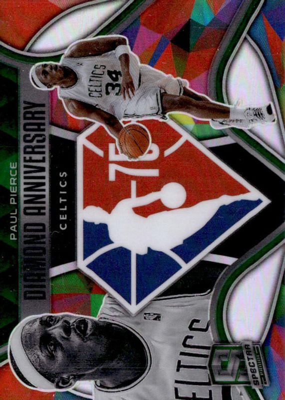 Paul Pierce 2021 Spectra #38 Diamond Anniversary /(SSP) RAW