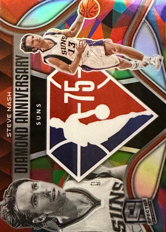 Steve Nash 2021 Spectra #32 Diamond Anniversary /(SSP) SGC 9