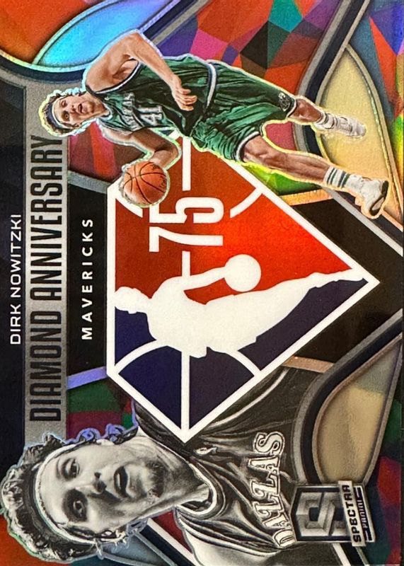 Dirk Nowitzki 2021 Spectra #33 Diamond Anniversary /(SSP) RAW
