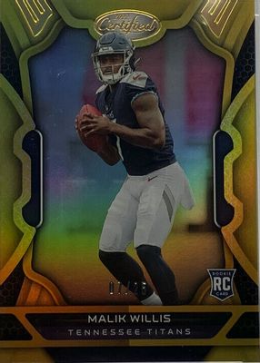 2022 Certified #103 Mirror Gold /25