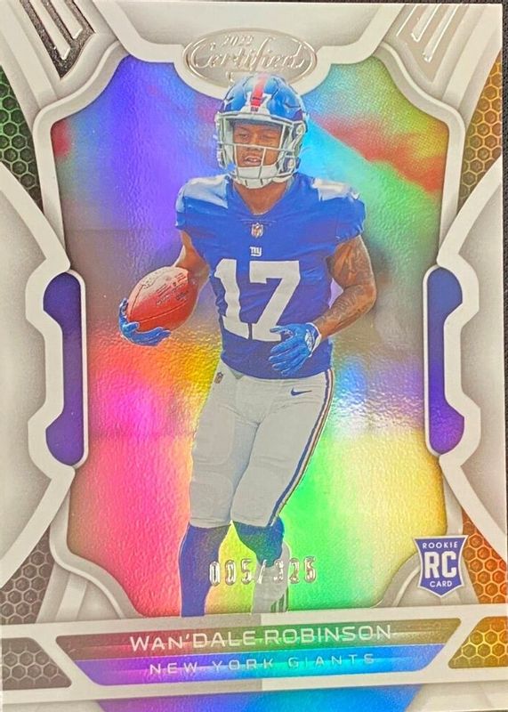 Wan'Dale Robinson 2022 Certified #137 Mirror /325 Rookie RAW