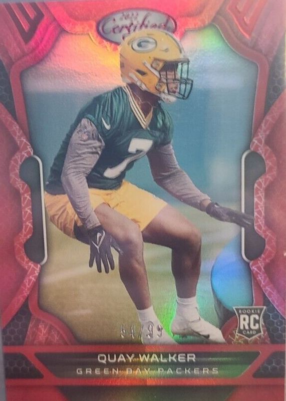 Quay Walker 2022 Certified #153 Mirror Red /99 Rookie RAW