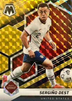 2021 Mosaic Road to FIFA World Cup #106 Reactive Gold