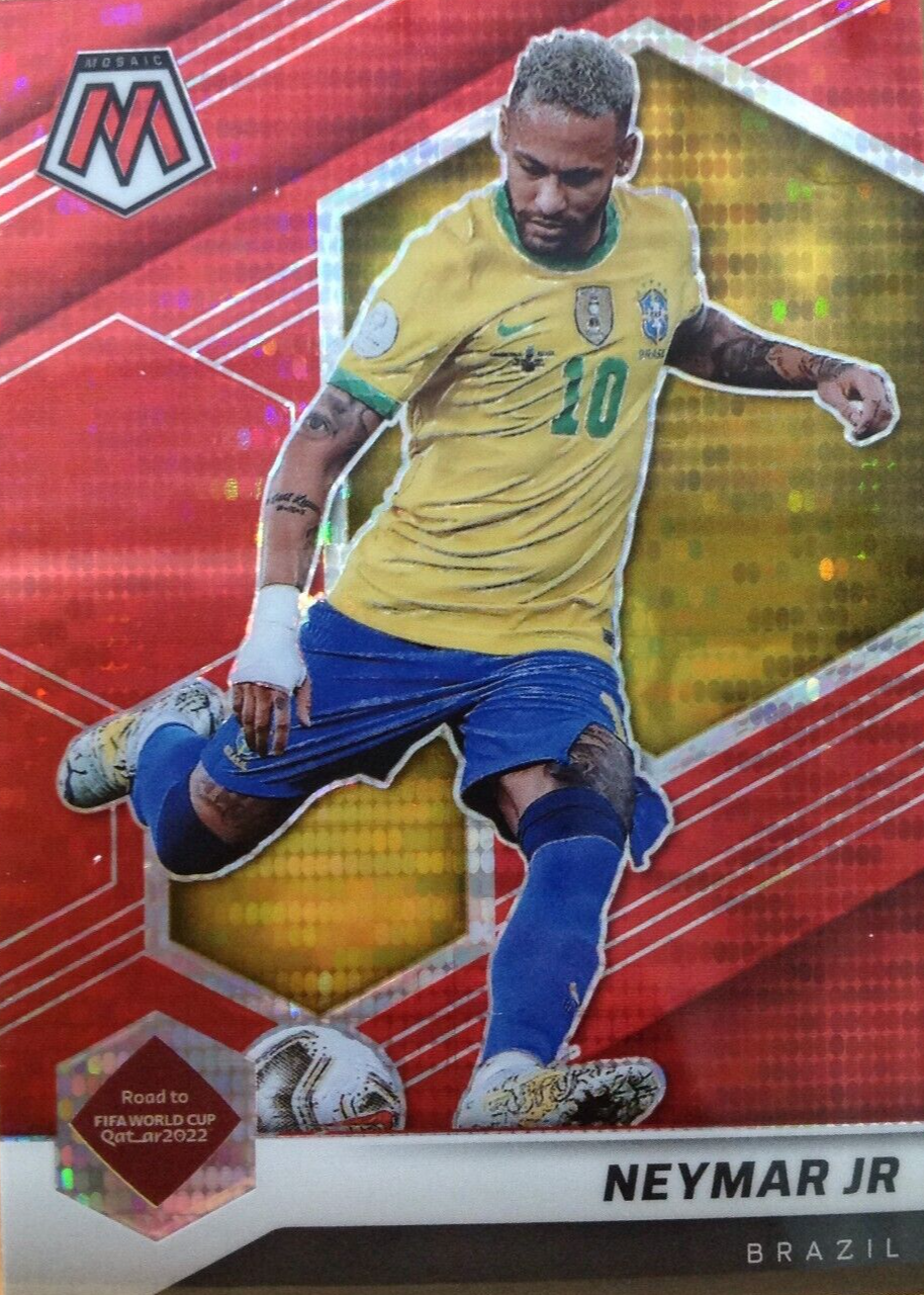 Neymar Jr. 2021 Mosaic Road to FIFA World Cup #158 Red Pulsar
