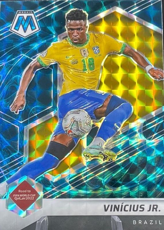 Vinicius Jr. 2021 Mosaic Road to FIFA World Cup #163 Genesis /(SSP) RAW