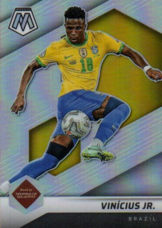 Vinicius Jr. 2021 Mosaic Road to FIFA World Cup #163 Silver PSA 10