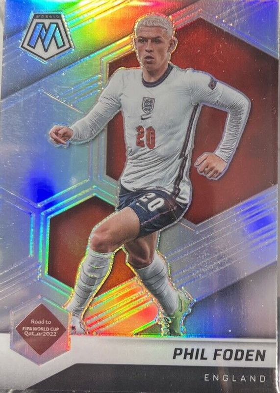 Phil Foden 2021 Mosaic Road to FIFA World Cup #39 Silver PSA 10