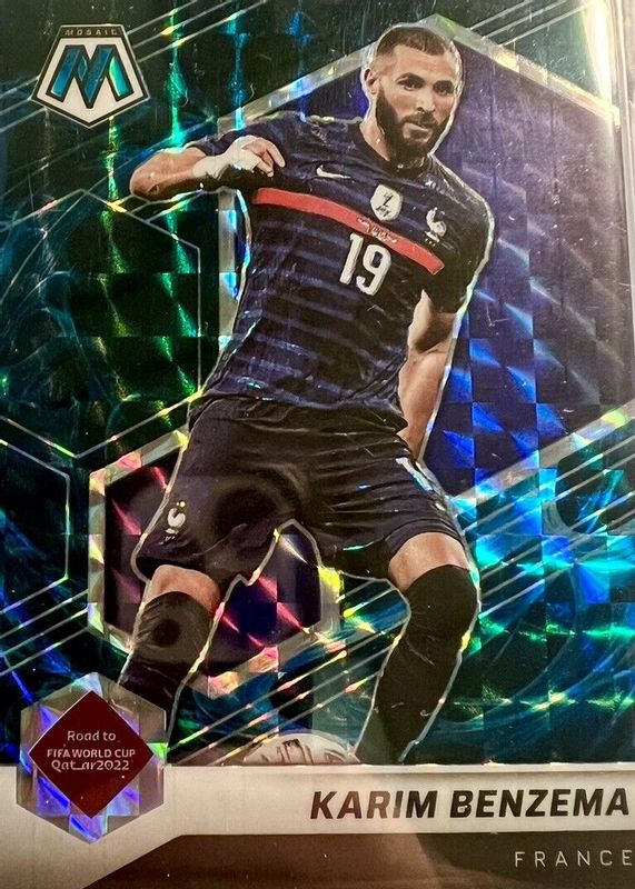 Karim Benzema 2021 Mosaic Road to FIFA World Cup #2 Genesis /(SSP) BGS 9