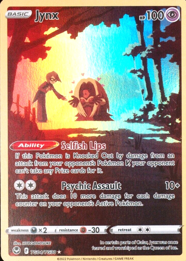 Jynx 2022 Sword & Shield: Silver Tempest #TG04/TG30 Trainer