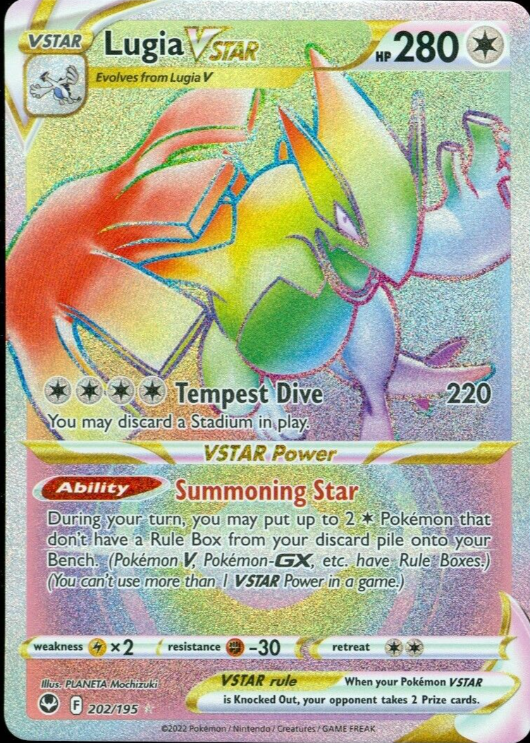 pokemon cards vstar rainbow rare Amazon.com: Pokemon 100+ Rainbow Rare Cards Binder Collection Includes 5  foils in Any Combination and at Least 1 of The Following Cards, EX and GX,  FA, Secret Rare, Tag Team, Unified Minds :