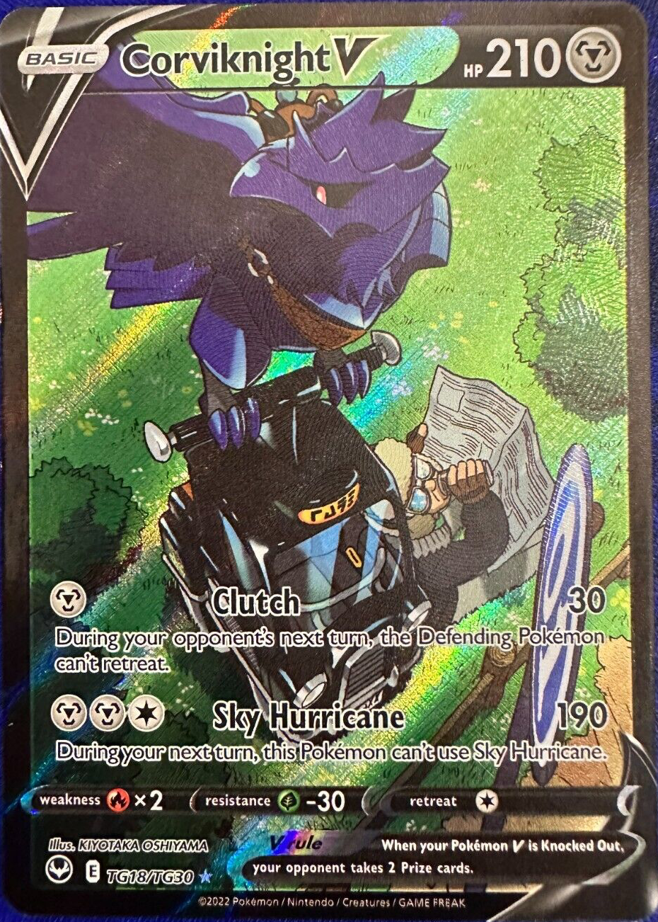 Corviknight V 2022 Sword & Shield: Silver Tempest #TG18/TG30 Trainer  Gallery Price Guide - Sports Card Investor