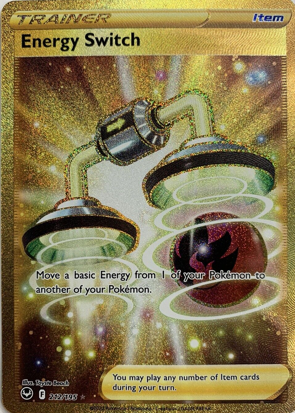 Energy Switch 2022 Sword & Shield: Silver Tempest #212/195 Holo (Secret)  Price Guide - Sports Card Investor