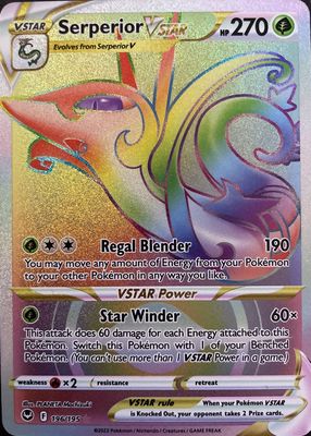 2022 Sword & Shield: Silver Tempest #196/195 Holo (Secret)