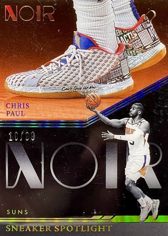 Chris Paul 2021 One and One #8 Noir Sneaker Spotlight /99 PSA 10