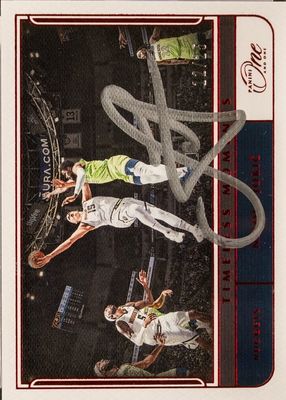 2021 One and One #TM-NJK Timeless Moments Autographs - Red /25