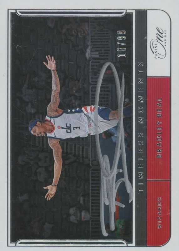 Bradley Beal 2021 One and One #TM-BBL Timeless Moments Autographs /99 BGS 10 PRISTINE