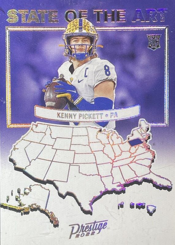 Kenny Pickett 2022 Prestige #SA-1 State of the Art /(SSP) Rookie PSA 10