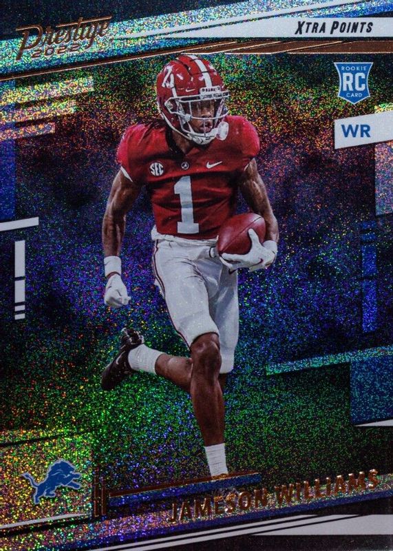 Jameson Williams 2022 Prestige #307 Xtra Points Dots Rookie SGC 10