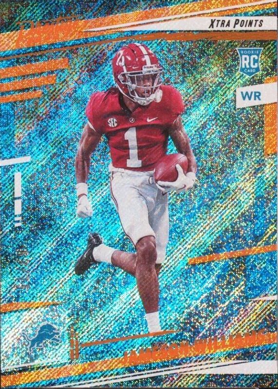 Jameson Williams 2022 Prestige #307 Xtra Points Orange /75 Rookie SGC 10