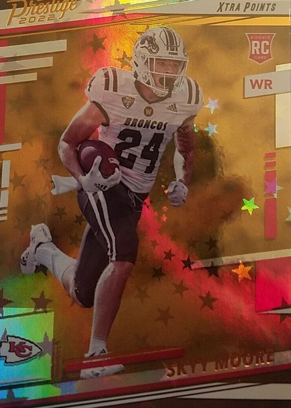 Skyy Moore 2022 Prestige #372 Xtra Points Astral Rookie SGC 10