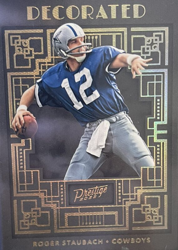 Roger Staubach 2022 Prestige #DE-26 Decorated /(SSP) RAW