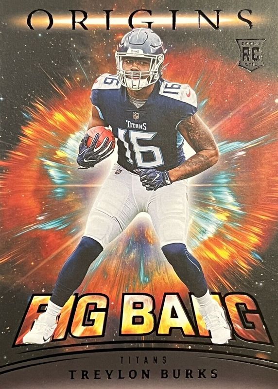 Treylon Burks 2022 Origins #BB-34 Big Bang /(SSP) Rookie SGC 10