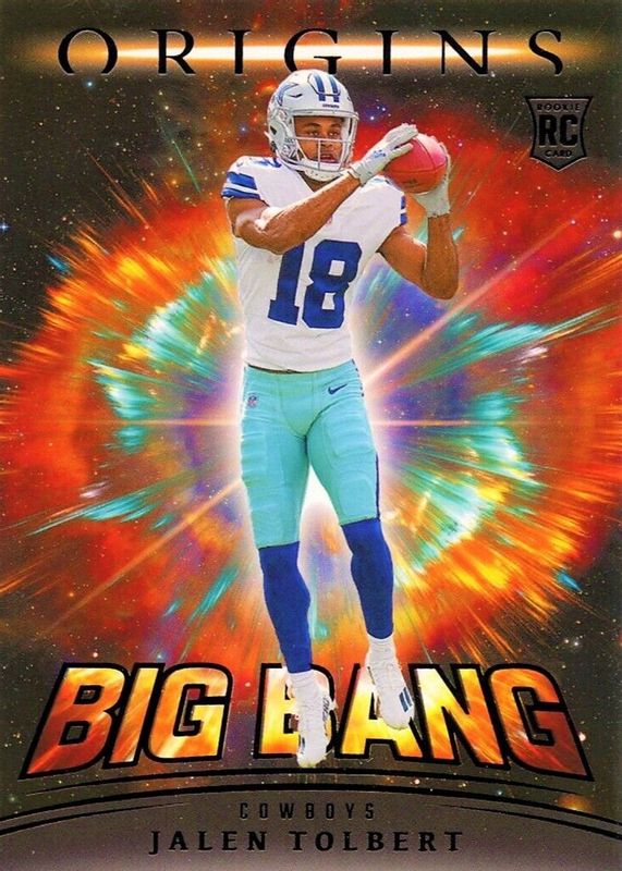 Jalen Tolbert 2022 Origins #BB-49 Big Bang /(SSP) Rookie RAW