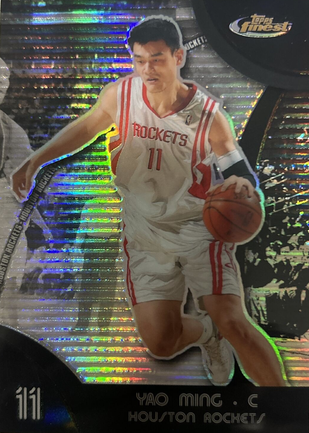 Yao Ming 2007 Topps Finest #20 Black Refractor /75 Price