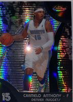 Carmelo Anthony 2007 Topps Finest #15 Black Refractor /75 Price