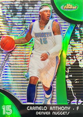 その他 2003 topps Carmelo Anthony rc black /500 Carmelo Anthony 2003 Topps Chrome #113 Black Refractor /500