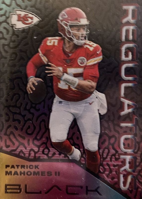 Patrick Mahomes II 2022 Black #REG-14 Regulators /(SSP) SGC 9