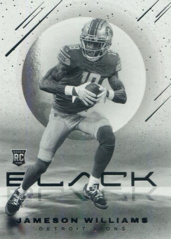 Jameson Williams 2022 Black #WN-29 White Night /(SSP) Rookie SGC 10