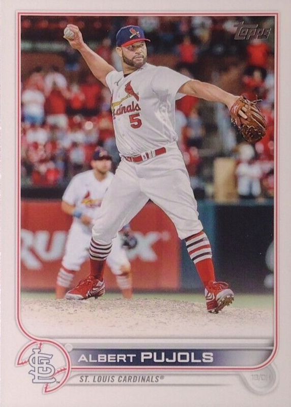 Albert Pujols 2022 Topps Update #US300 SSP Variation RAW