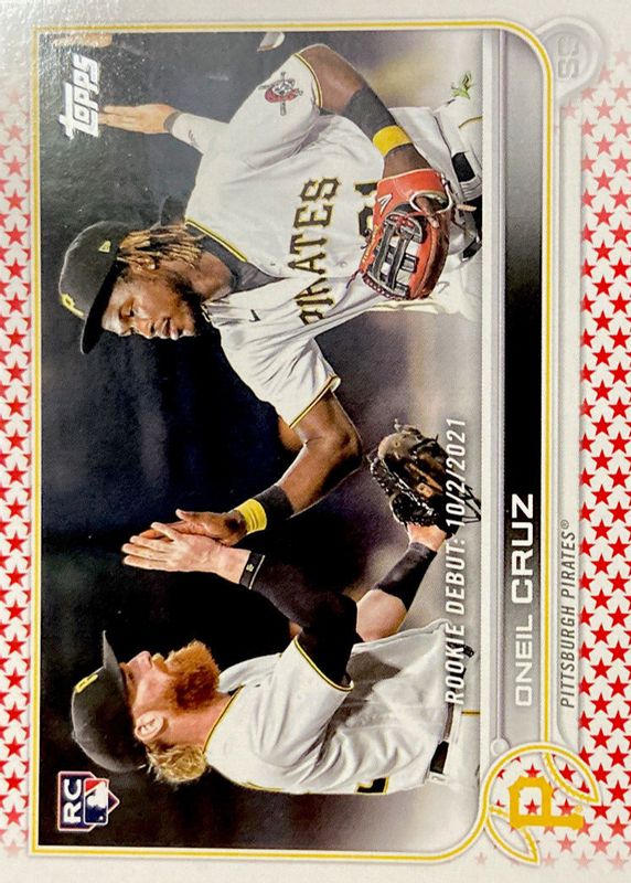 Oneil Cruz 2022 Topps Update #US113 Rookie Debut - Independence Day /76 SGC 10