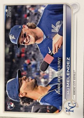 MJ Melendez 2022 Topps Dynasty #AMLP-MM Autographed MLB Logo