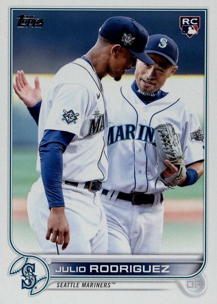 Julio Rodriguez 2022 Topps Update #US44 SSP Variation (with 