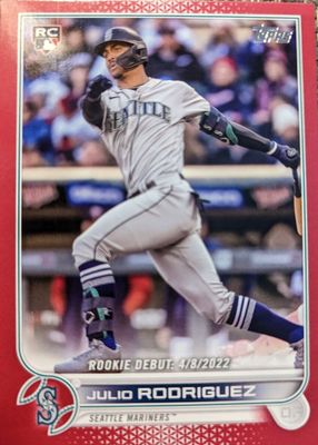 2022 Topps Update #US97 Rookie Debut - Mother's Day Hot Pink /50
