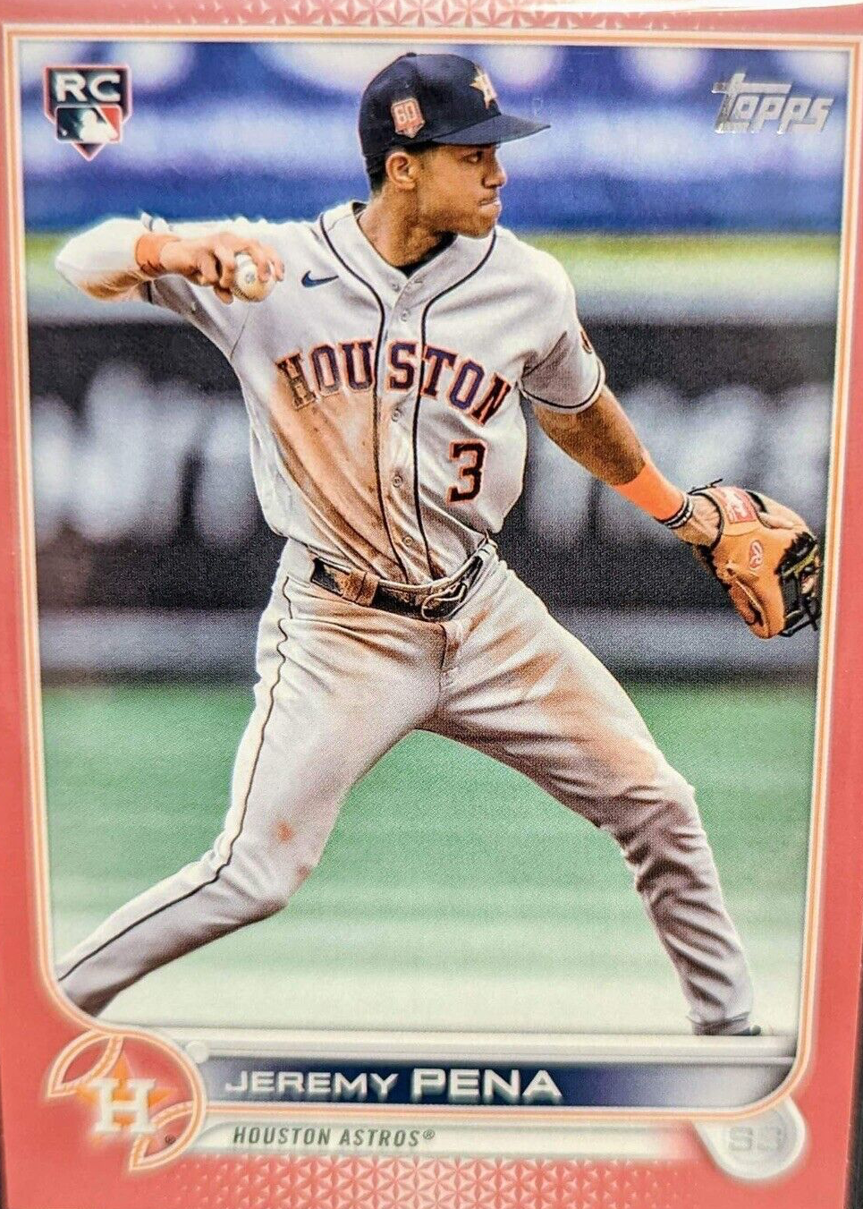 Jeremy Pena 2022 Topps Update #US253 Mother's Day Hot Pink
