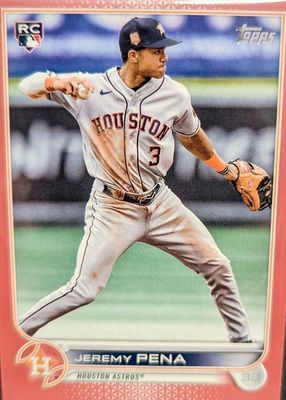 Jeremy Pena 2020 Bowman #CPA-JP Chrome Prospect Auto