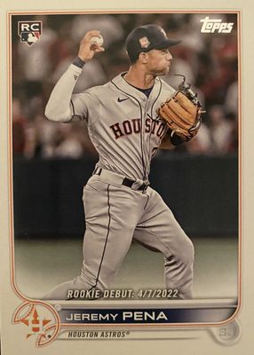 2022 Topps Update #US276 Rookie Debut - Gold /2022