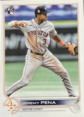 Jeremy Pena 2020 Bowman #CPA-JP Chrome Prospect Auto (1st