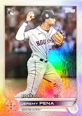 2022 Topps Update #US276 Rookie Debut - Rainbow Foil