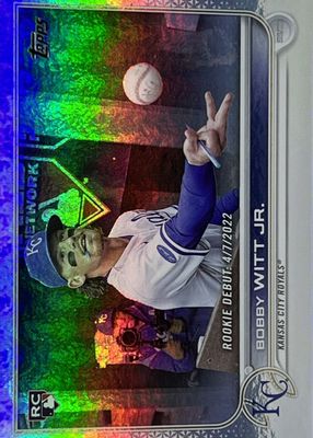 2022 Topps Update #US187 Rookie Debut - Rainbow Foil