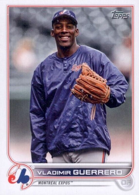 Vladimir Guerrero Sr. 2022 Topps Update #US253 SP Variation RAW