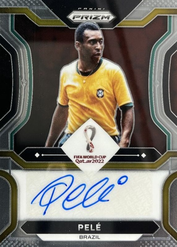 Pele 2022 Prizm World Cup #S-P Signatures BGS 9.5