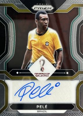 2014 Panini Prizm World Cup - Stars Pelé #41 Blue & REDWAVE