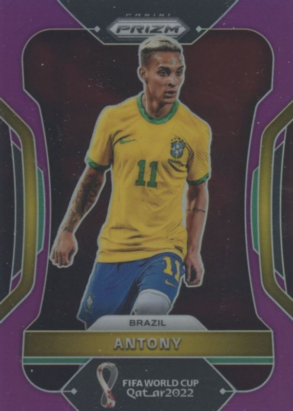 Antony 2022 Prizm World Cup #26 Purple /199 PSA 10