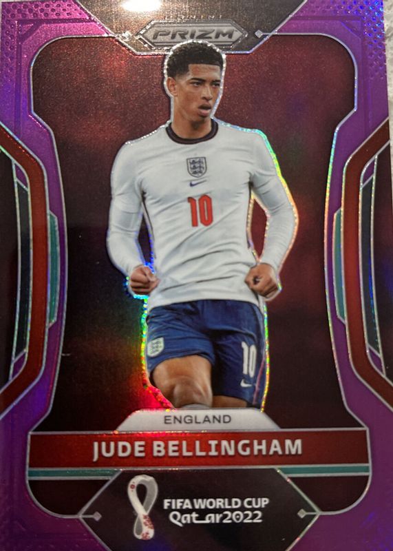 Jude Bellingham 2022 Prizm World Cup #90 Purple /199