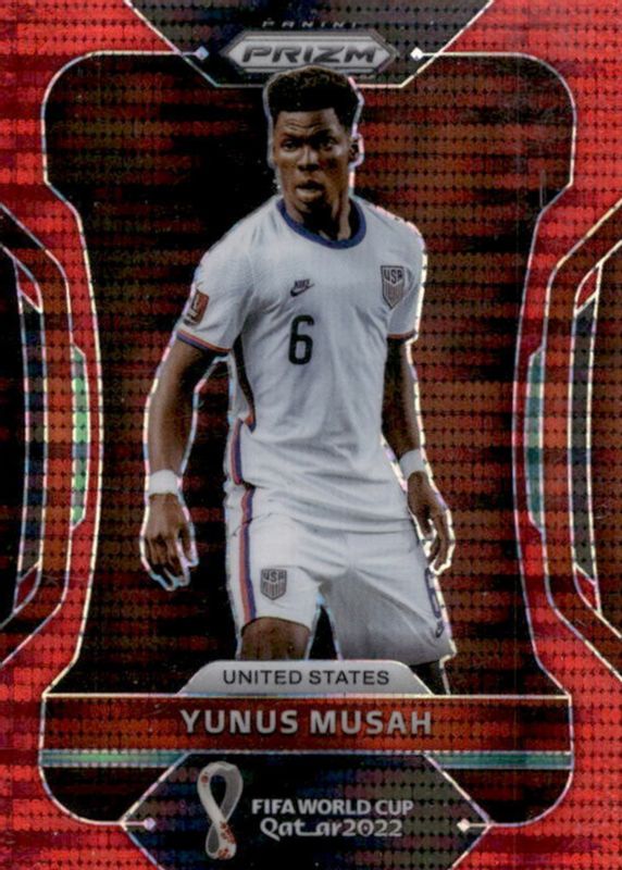 Yunus Musah 2022 Prizm World Cup #210 Breakaway Red /99 BGS 9.5